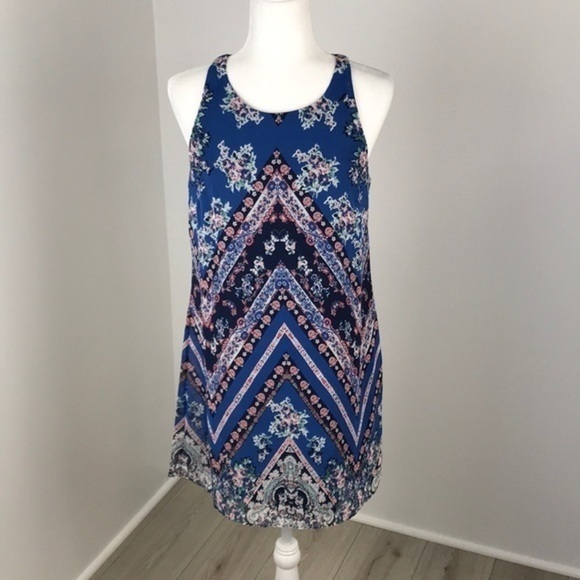By & By Multicolor Tank Dress Size M - Picture 1 of 5
